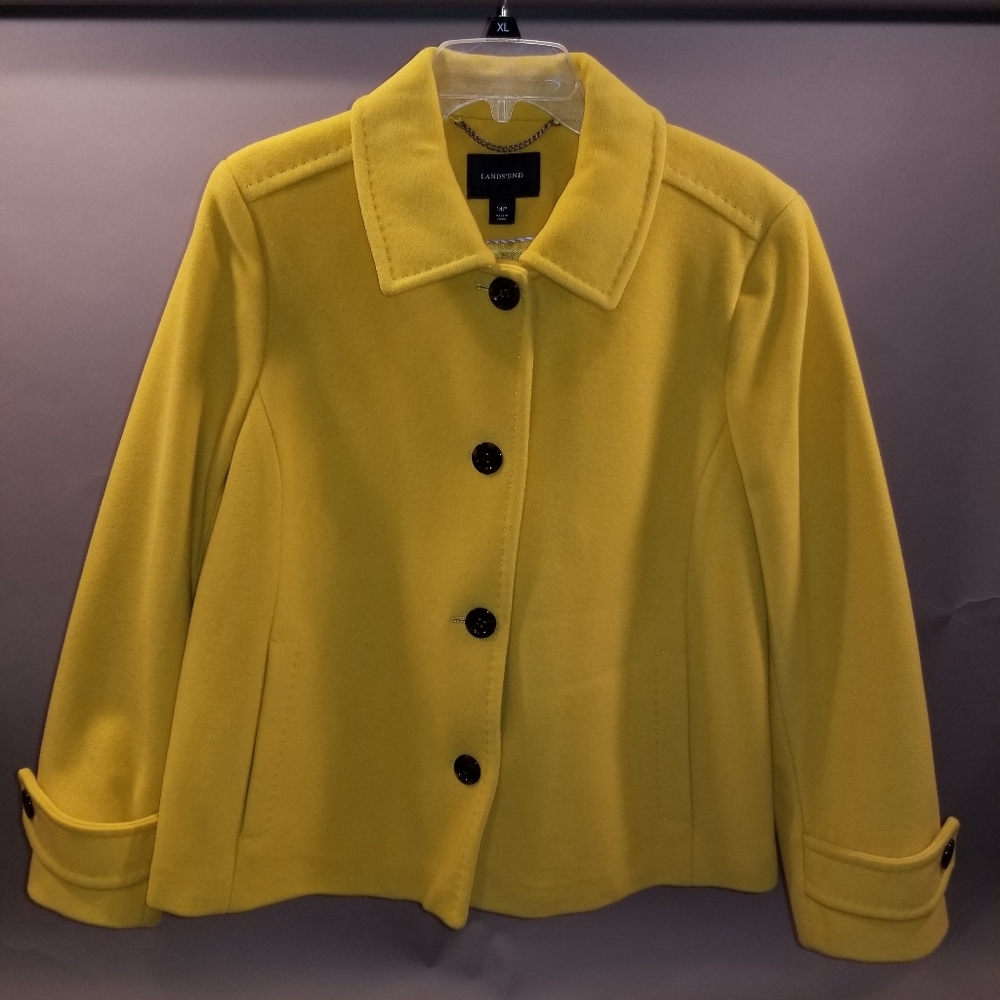 ***FINAL PRICE DROP****Land's End luxe wool swing jacket SZ 14P